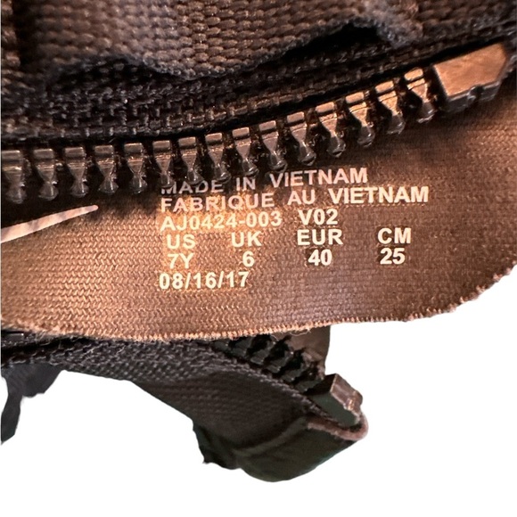 Nike Special Forces Air Force 1 Mid Black‎ 8/40/6.5Y Excellent Condition - Picture 5 of 5